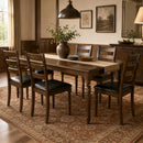 Dining Chairs Set of 4 - Farmhouse PU Leather Upholstered by LJGDeals