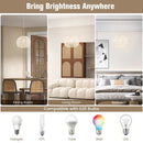 Round Farmhouse Rattan Pendant Lights with Adjustable Hanging Rope-Beige by LJGDeals