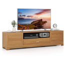 Farmhouse Rustic TV Stand for TVs up to 80"-Natural by LJGDeals