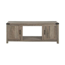 Electric Fireplace TV Stand with Storage Cabinets for TVs up to 70 Inch-Natural by LJGDeals