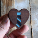 Engraved Hearts by Dennehey Design Co.