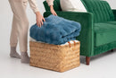 Faux Fur Wave Throw Blanket