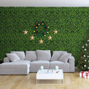 12 Pieces 20 x 20 Inch Artificial Greenery Foliage Panels with Insertable Branches by LJGDeals