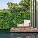 12 Pieces 20 x 20 Inch Artificial Greenery Foliage Panels with Insertable Branches by LJGDeals