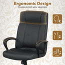 Ergonomic Office Chair with Rocking Function - Faux Leather by DirectDeals