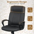 Ergonomic Office Chair with Rocking Function - Faux Leather by LJGDeals