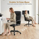 Ergonomic Office Chair with Rocking Function - Faux Leather by LJGDeals