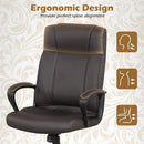 Ergonomic Office Chair with Rocking Function - Faux Leather by DirectDeals