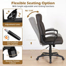 Ergonomic Office Chair with Rocking Function - Faux Leather by LJGDeals