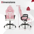Ergonomic Gaming Chair with Removable Head Pillow & Rocking by LJGDeals