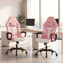 Ergonomic Gaming Chair with Removable Head Pillow & Rocking by LJGDeals