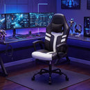 Ergonomic Gaming Chair with Removable Head Pillow & Rocking by DirectDeals