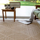 Fava Beige Machine Woven Rug