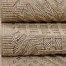 Fava Beige Machine Woven Rug