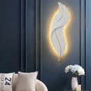 Feather Sculpture Wall Lamp