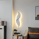 Feather Sculpture Wall Lamp