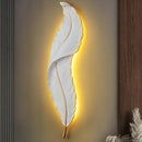 Feather Sculpture Wall Lamp