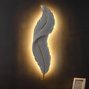 Feather Sculpture Wall Lamp