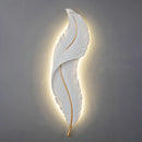 Feather Sculpture Wall Lamp
