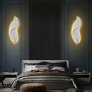 Feather Sculpture Wall Lamp