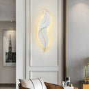 Feather Sculpture Wall Lamp