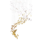 Feather Handblown Glass Chandelier