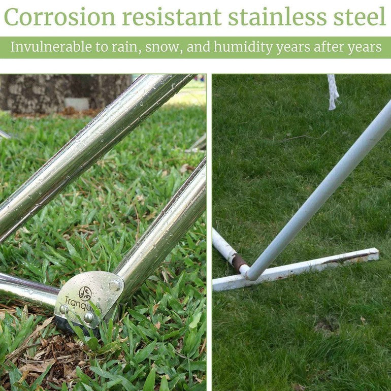 Tranquillo Universal Stainless Steel Hammock Stand for Ultimate Relaxation