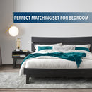 [Buy 1 Get 1] Aurora Solid Wood Bed Frame & Nightstand by Megsu