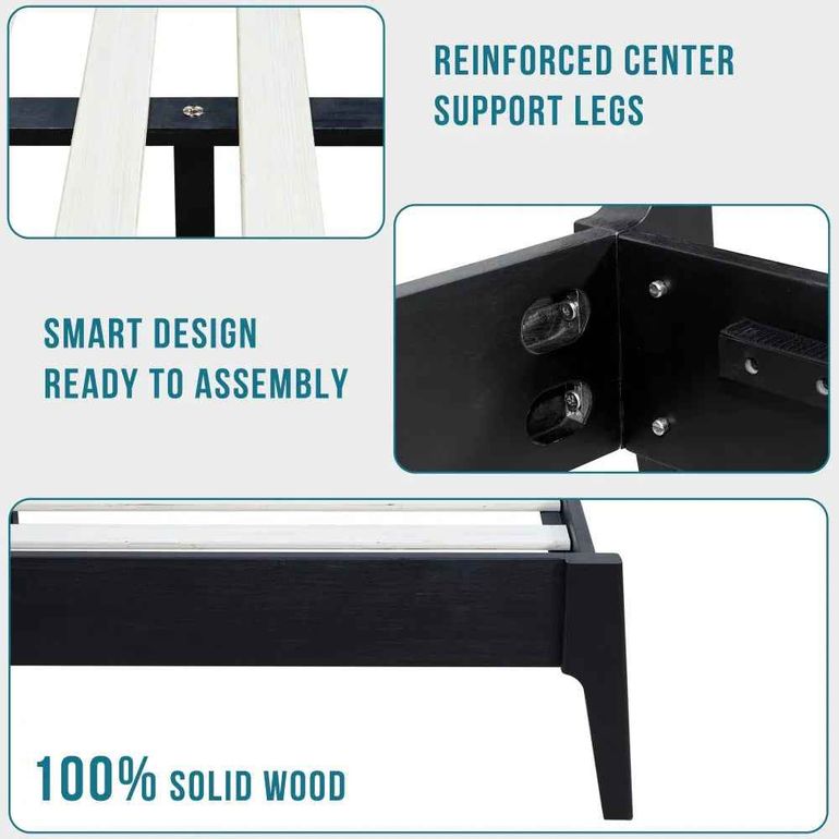 Callisto Solid Wood Bed Frame, photo 8 of 23
