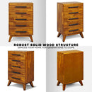 Acacia Linea Solid Wood Dresser for Timeless Elegance