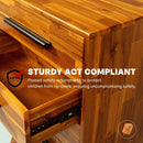 Acacia Linea Solid Wood Dresser for Timeless Elegance