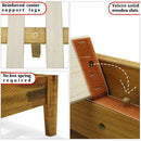 Acacia Sierra Deluxe Solid Wood Bed Frame