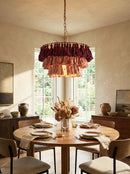 Fela Fabric Tassel Chandelier