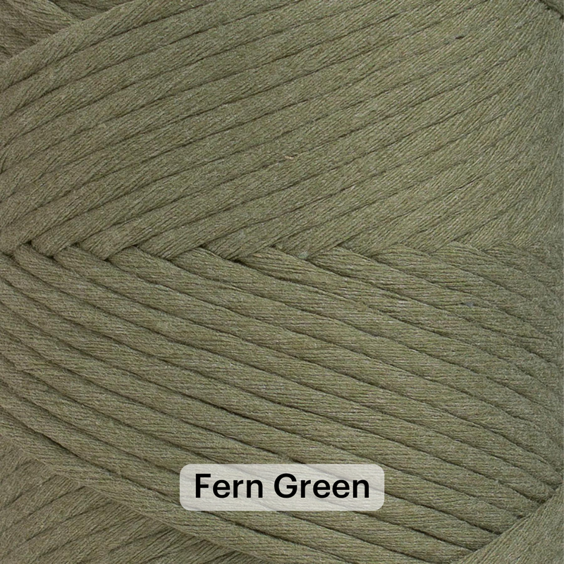 SOFT COTTON CORD ZERO WASTE 4 MM - 1 SINGLE STRAND - SAMPLES