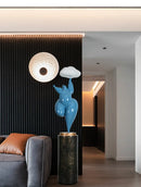 Figure Sculpture Rylight Cloud Floor Lamp