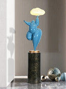 Figure Sculpture Rylight Cloud Floor Lamp