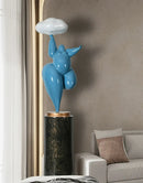 Figure Sculpture Rylight Cloud Floor Lamp