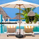 Patio Fillable Umbrella Base Fit 1.5 Inch Umbrella Poles for Yard Poolside-Black by LJGDeals
