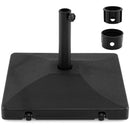 Fillable Umbrella Base 90 LBS Heavy Duty with 2 Wheels-Black by LJGDeals