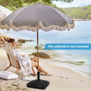 Fillable Umbrella Base with Shell Texture - 44 lb Capacity by LJGDeals