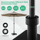 Fillable Umbrella Base Stand with Lockable Universal Wheels by LJGDeals