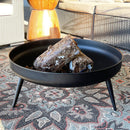 Raised Metal Fire Pit Bowl by Decor Steals