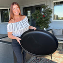 Raised Metal Fire Pit Bowl by Decor Steals