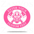 Firefighter monogram