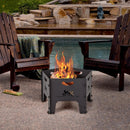 19 Inches Collapsible Portable Plug Fire Pit with Storage Bag by LJGDeals