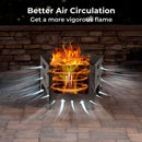 19 Inches Collapsible Portable Plug Fire Pit with Storage Bag by LJGDeals