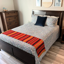 Isla Serape Red Fire blanket by West Path
