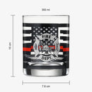 Firefighter Whiskey Glasses | Set of 2 | 12 OZ