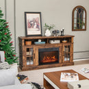 Fireplace TV Stand for TVs Up to 65 Inch with Side Cabinets and Remote Control by LJGDeals