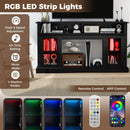 TV Stand with LED Lights and Remote Control by LJGDeals